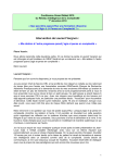 Ma relation à l`autre progresse quand j`agis et pense en complexité.