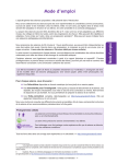 mode d`emploi - G&eacute;n&eacute;ration 5