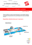 Parcours enseignants - Science et investigation policière sur Explora