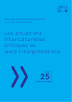 Les situations interculturelles critiques et leurs interprétations