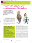 Tracts et affichage - ASSOCIATION DES FOYERS RURAUX DU