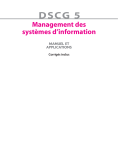DSCG5 - Management des systèmes d`information