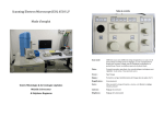 Mode d`emploi JEOL 6510 LV
