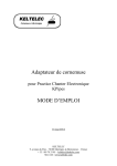 Mode d`emploi de l`adaptateur de cornemuse pour KPipes