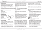 Mode d`emploi - page 1 Micro-casque Bluetooth®