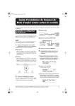 Guide d`installation de Cubase LE/ Mode d`emploi comme