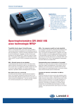 Spectrophotomètre DR 3900 VIS avec technologie RFID*