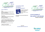 Stationner &agrave; Balaruc-leS-BainS Mode d`emploi
