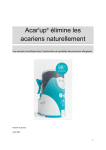 Acar`up&reg; &eacute;limine les acariens naturellement