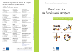 FSE : mode d`emploi - Minist&egrave;re des Affaires sociales