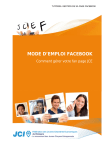 MODE D`EMPLOI FACEBOOK