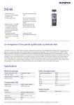 Un enregistreur d`une grande qualit&eacute; audio &agrave; port&eacute;e de main