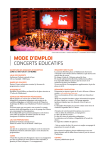 MODE D`EMPLOI - Auditorium - Orchestre National de Lyon