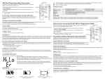 480 Dual Temp Operating Instructions Instrucciones - Cooper