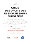 GUIDE DES DROITS DES RESSORTISSANTS EUROP&Eacute;ENS