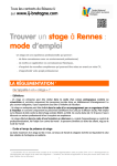Trouver un stage à Rennes : mode d`emploi