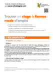 Trouver un stage &agrave; Rennes : mode d`emploi