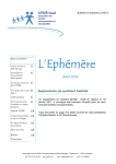 Journal L`Ephémère mars 2012 - Association des Familles