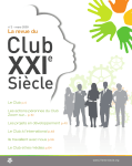 La revue du Club XXIe Siècle