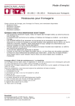 Moisissures pour fromagerie Mode d`emploi
