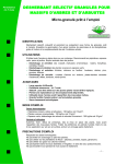 Micro-granul&eacute; pr&ecirc;t &agrave; l`emploi