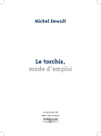 Michel Dewulf Le torchis, mode d`emploi