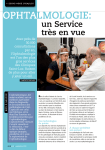 ophtaLmoLogiE: - Cliniques universitaires Saint-Luc