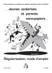 R&eacute;gularisation, mode d`emploi