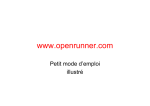 pr&eacute;sentation openrunner