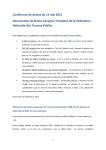 Conférence de presse du 13 mai 2014 Intervention de Bruno