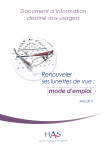 Renouveler ses lunettes de vue : mode d`emploi