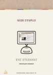 Mode d`emploi de l`ENT - Universit&eacute; Paris