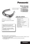 Mode d`emploi Lunettes 3D TY-EW3D2LU TY