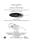 MODE D`EMPLOI ET MANUEL D`ENTRETIEN MODÈLE série 2400