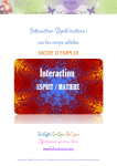 Interaction esprit matiere sur les corps solides