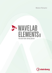 WaveLab Elements - Mode d`Emploi