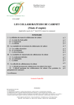 LES COLLABORATEURS DE CABINET (Mode d`emploi)