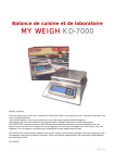 MY WEIGH KD-7000 - mancelboutique.net