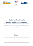 Égalité professionnelle Mode d`emploi en Bourgogne
