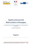&Eacute;galit&eacute; professionnelle Mode d`emploi en Bourgogne