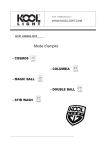 Mode d`emploi / User manual / Gu&iacute;a del usuario