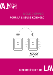 Mode d`emploi Kobo Glo - Bibliothèques de la ville de Laval