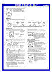 MODE D`EMPLOI 2747