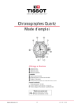 Chronographes Quartz Mode d`emploi