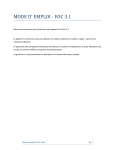 MODE D` EMPLOI - FOC 3.1 - GE Industrial Solutions