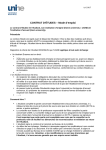 Mode d`emploi du contrat d`études