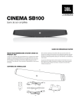 Quick Start Guide - Cinema SB100 (French)