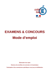 Guide &laquo; Examens et concours : mode d`emploi