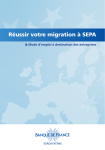 Réussir votre migration à SEPA