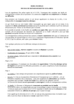 MODE D`EMPLOI FEUILLE DE RENSEIGNEMENTS